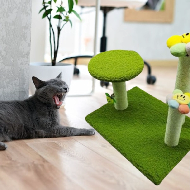RASCODOR PARA GATOS ENTRENAMIENTO MULTIFUNCIONAL MASCOTA LAU - 4
