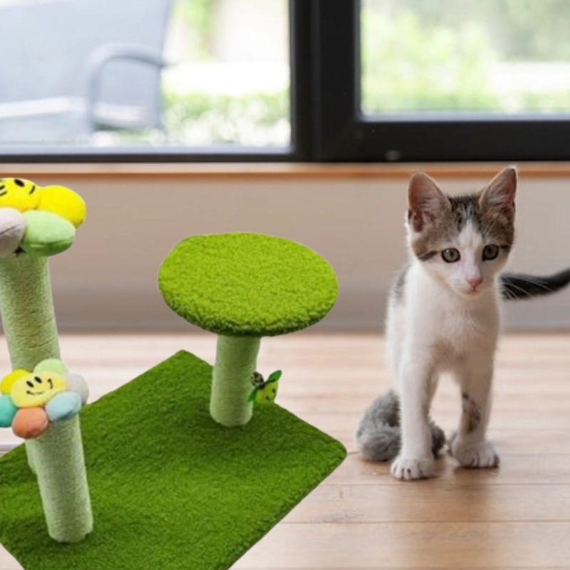 RASCODOR PARA GATOS ENTRENAMIENTO MULTIFUNCIONAL MASCOTA LAU - 6