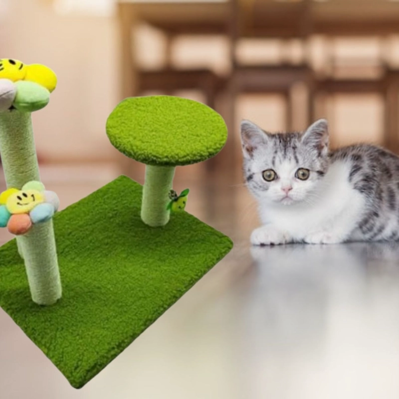 RASCODOR PARA GATOS ENTRENAMIENTO MULTIFUNCIONAL MASCOTA LAU - 7