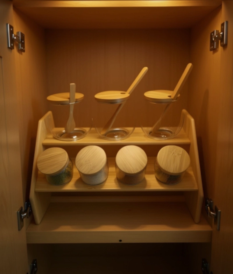 JUEGO RECIPIENTE ALMACENAMIENTO SOPORTE CONTENEDOR JHN - 9