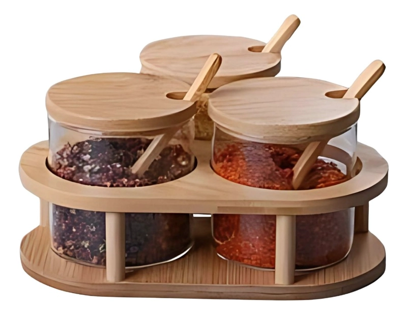 JUEGO FRASCO CONTENEDOR ORGANIZADOR SOPORTE COCINA JHN - 1