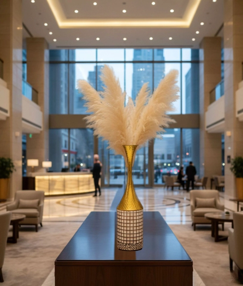 FLORERO DECORATIVO ALTO MESA PISO ELEGANTE HOGAR JHN - 9