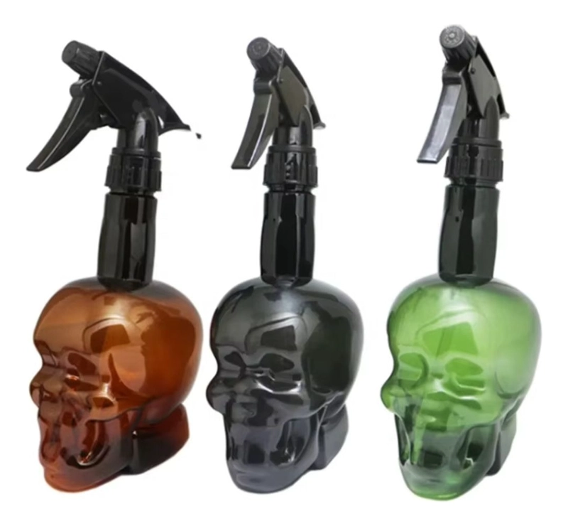 PACK 6 ENVASES ATOMIZADORES CALAVERA 500ML BARBERIA LAU - 4