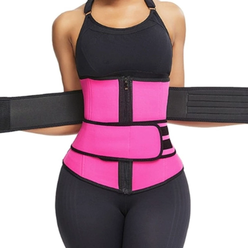 FAJA CORSET REDUCTORA CINTURA CON VELCRO MUJER LAU - 1
