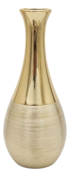 FLORERO DECORATIVO MODERNO SILUETA GOTA TEXTURA DUAL JHN - 1