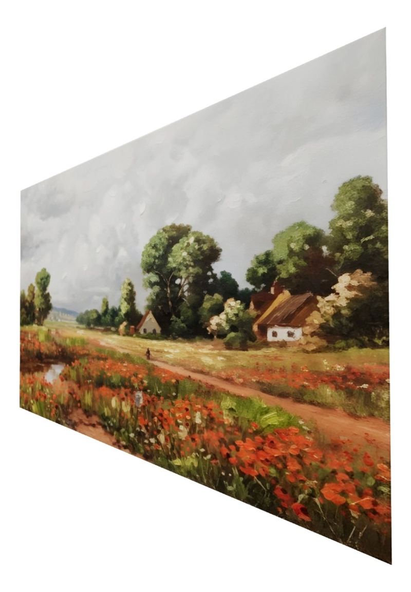 CUADRO DECORATIVO PAISAJE CAMPO ARTE PARED ADORNO HOGAR JHN - 3