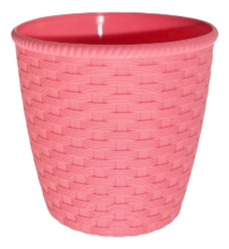 SET 2 MACETERO DECORATIVO DISEÑO TRENZADO CONTENEDOR JHN - 1