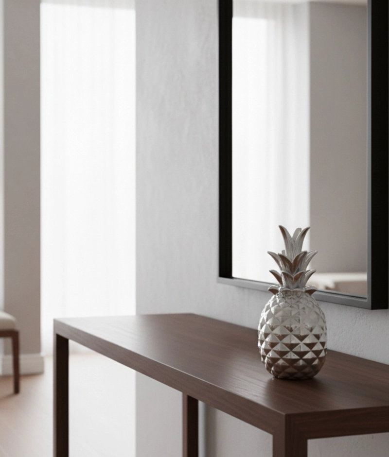 FIGURA DECORATIVA ESTATUA PIÑA MODERNO ADORNO HOGAR JHN - 8