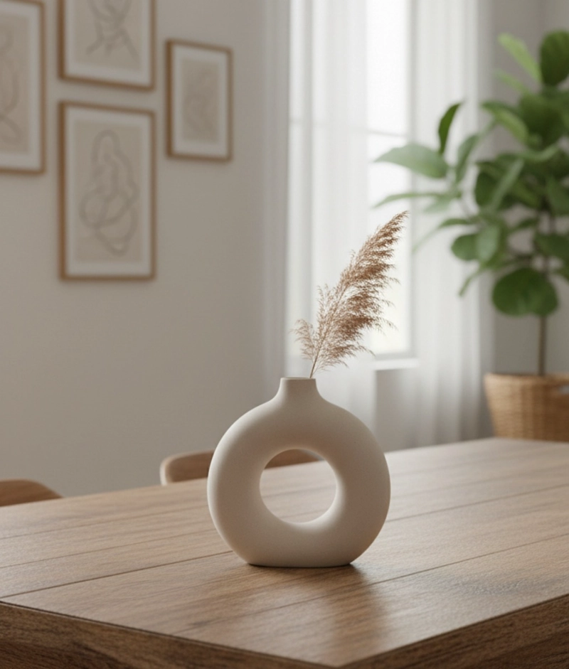 FLORERO DECORATIVO DISEÑO CONCEPTUAL JARRON ADORNO HOGAR JHN - 8