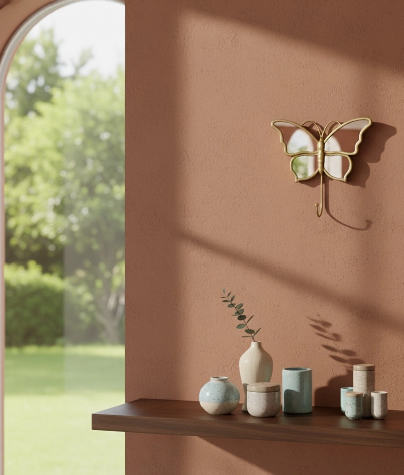 SET 3 ESPEJO DECORATIVO MARIPOSA ADORNO PARED HOGAR JHN - 8