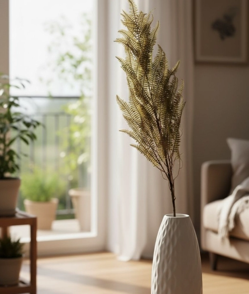 PLANTA ARTIFICIAL HELECHO RAMIFICADO BOSQUE ADORNO JHN - 2