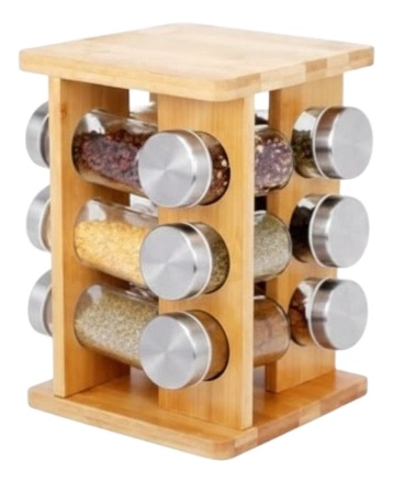 ESPECIERO ORGANIZADOR DECORATIVO ALMACENAMIENTO ELEGANTE JHN - 1