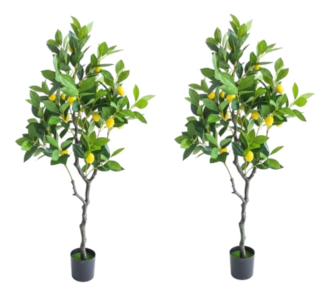 PLANTA ARTIFICIAL DECORATIVA ARBOL LIMON ADORNO JHN - 3