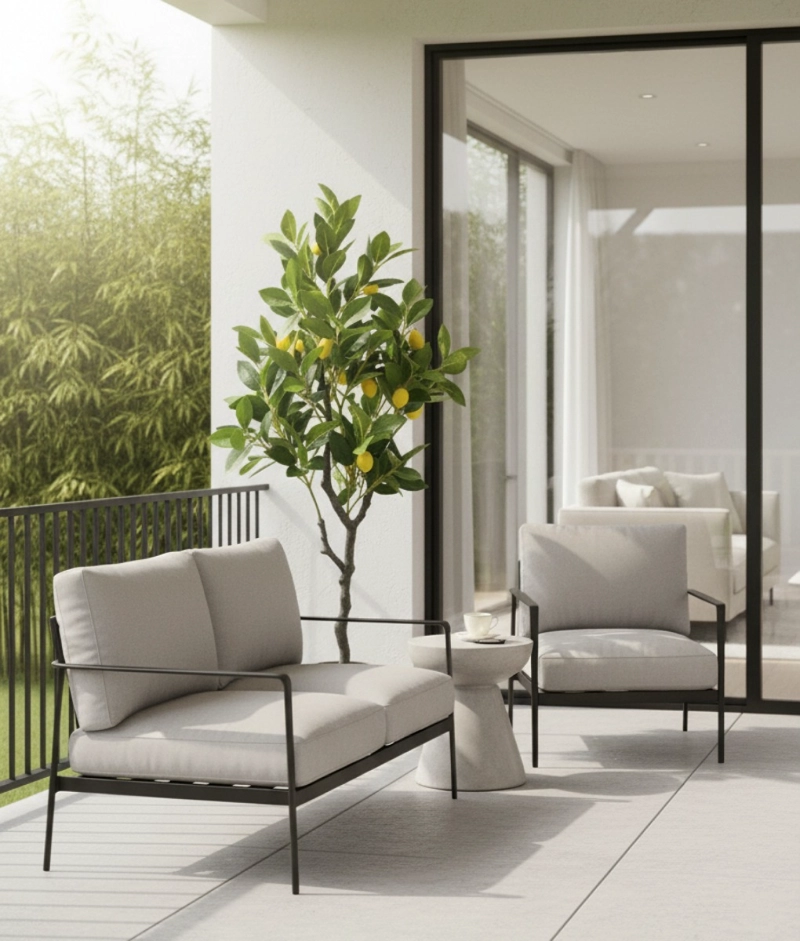 PLANTA ARTIFICIAL DECORATIVA ARBOL LIMON ADORNO JHN - 6
