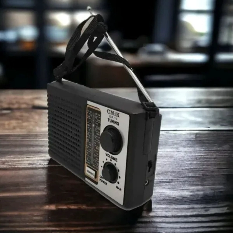 RADIO FM PORTATIL CON PANEL SOLAR RECARGABLE LAU - 4