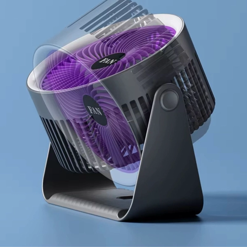 VENTILADOR PORTATIL DE MESA RECARGABLE OFICINA HOGAR LAU - 7