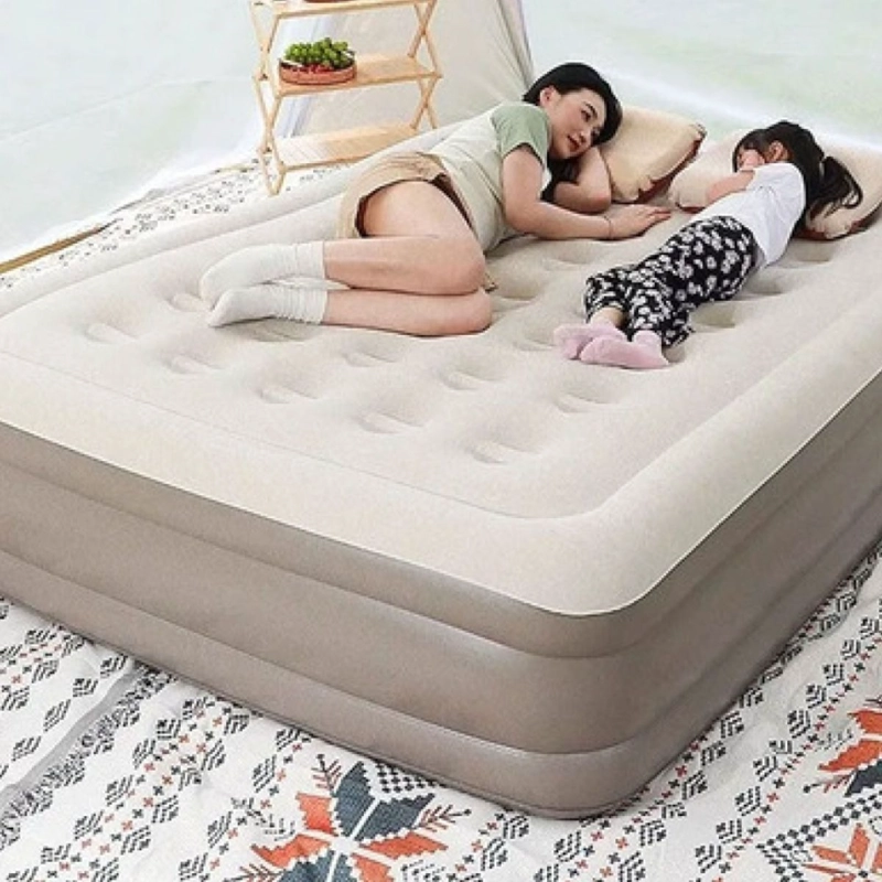 COLCHON INFLABLE DOBLE ALTO 200×150×40 VIAJE HOGAR LAU - 3