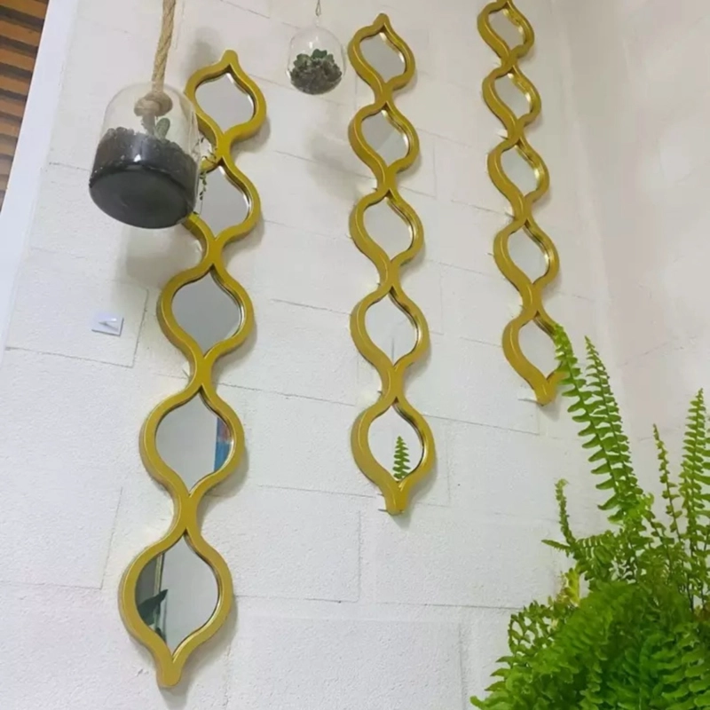 SET 3 ESPEJO PARED ADORNO DECORATIVO DISEÑO ARABE HOGAR JHN - 10