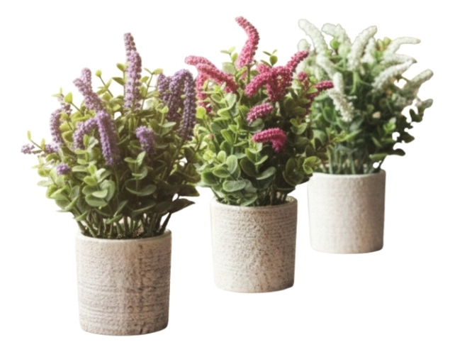 SET 2 PLANTA DECORATIVA ARTIFICIAL ESTILO SILVESTRE JHN - 3