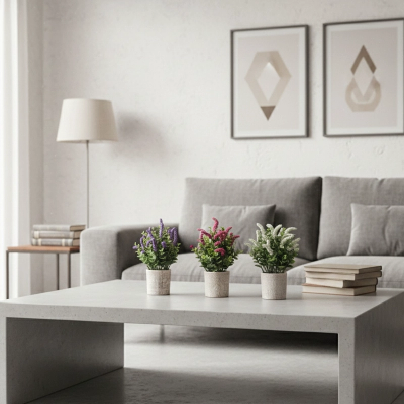 SET 2 PLANTA DECORATIVA ARTIFICIAL ESTILO SILVESTRE JHN - 10