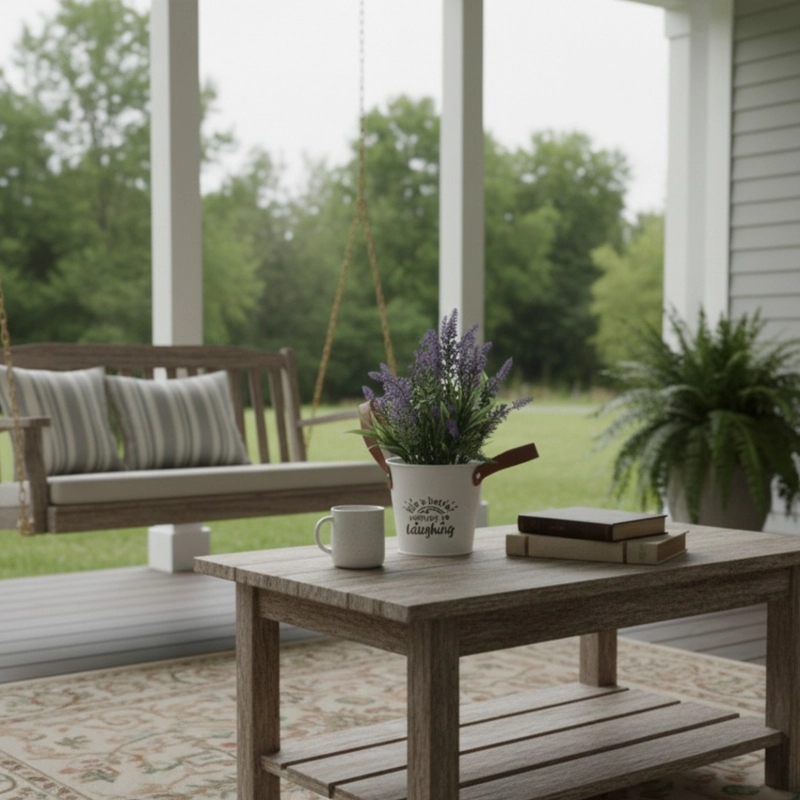 SET 2 PLANTA ARTIFICIAL DECORATIVA LAVANDA ENCANTO JHN - 6