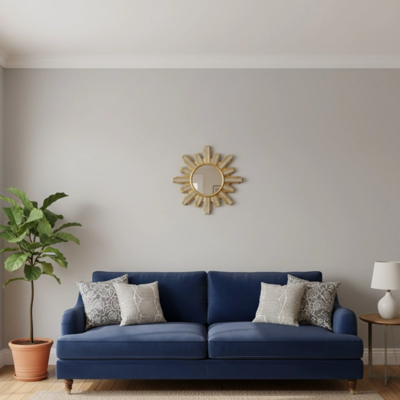 SET 3 ESPEJO PARED DECORATIVO DISEÑO SOL RADIANTE JHN - 10