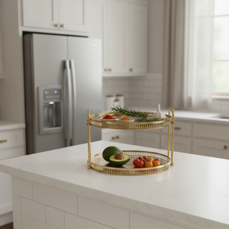 BANDEJA DECORATIVA HOGAR ORGANIZADOR DISEÑO VERSATIL JHN - 2