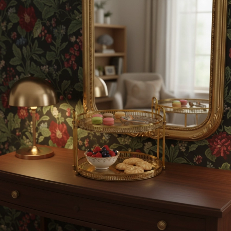 BANDEJA DECORATIVA HOGAR ORGANIZADOR DISEÑO VERSATIL JHN - 9