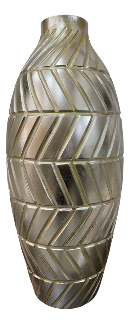 FLORERO JARRON DECORATIVO DISEÑO GEOME TRICO INTRINCADO JHN - 1
