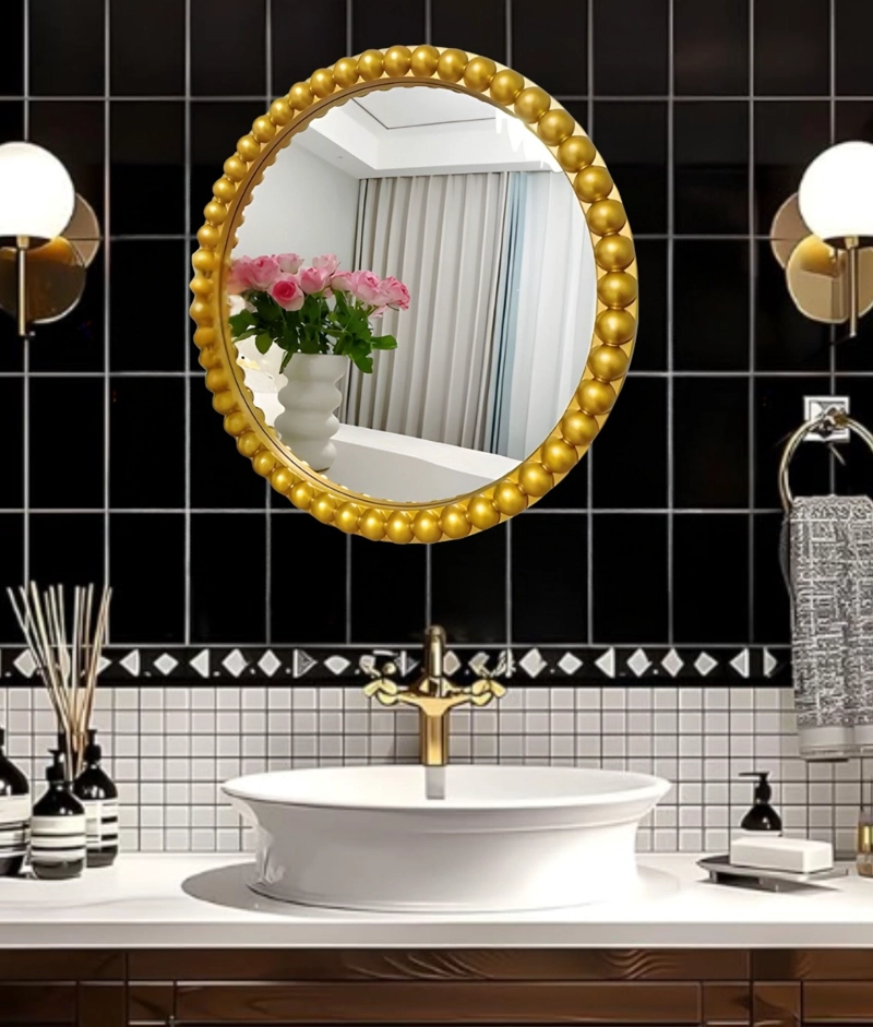 ESPEJO DECORATIVO PARED DISEÑO BURBUJAS MODERNO JHN - 5