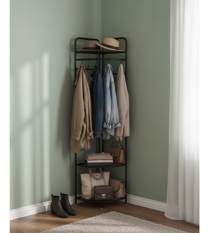 PERCHERO ORGANIZADOR MULTIFUNCIONAL VERTICAL ESQUINERO JHN - 7