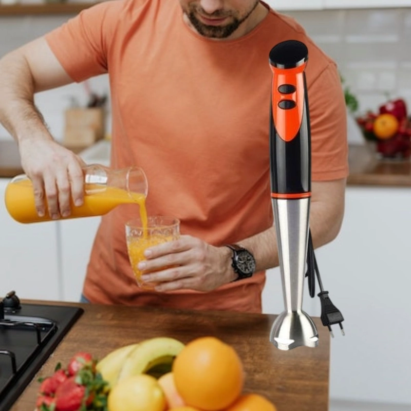 PROCESADOR BATIDORA DE ALIMENTOS ACERO INOX HOGAR LAU - 6