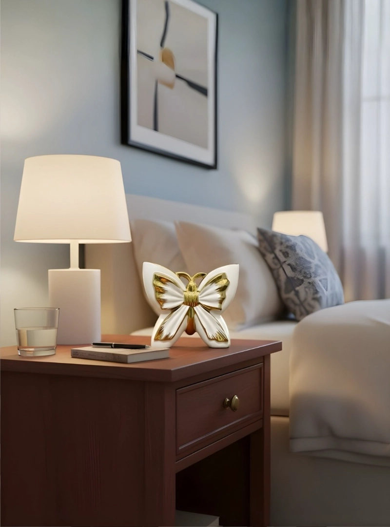 FLORERO DECORATIVO DISEÑO FIGURA MARIPOSA MODERNA JHN - 7
