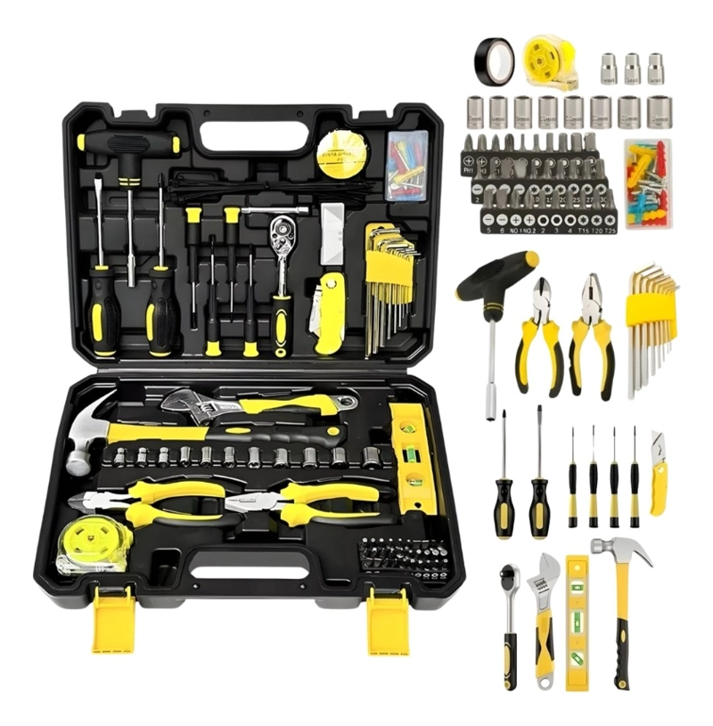 KIT HERRAMIENTAS MECANICAS MANUALES COMBINADAS MALETIN JHN - 3