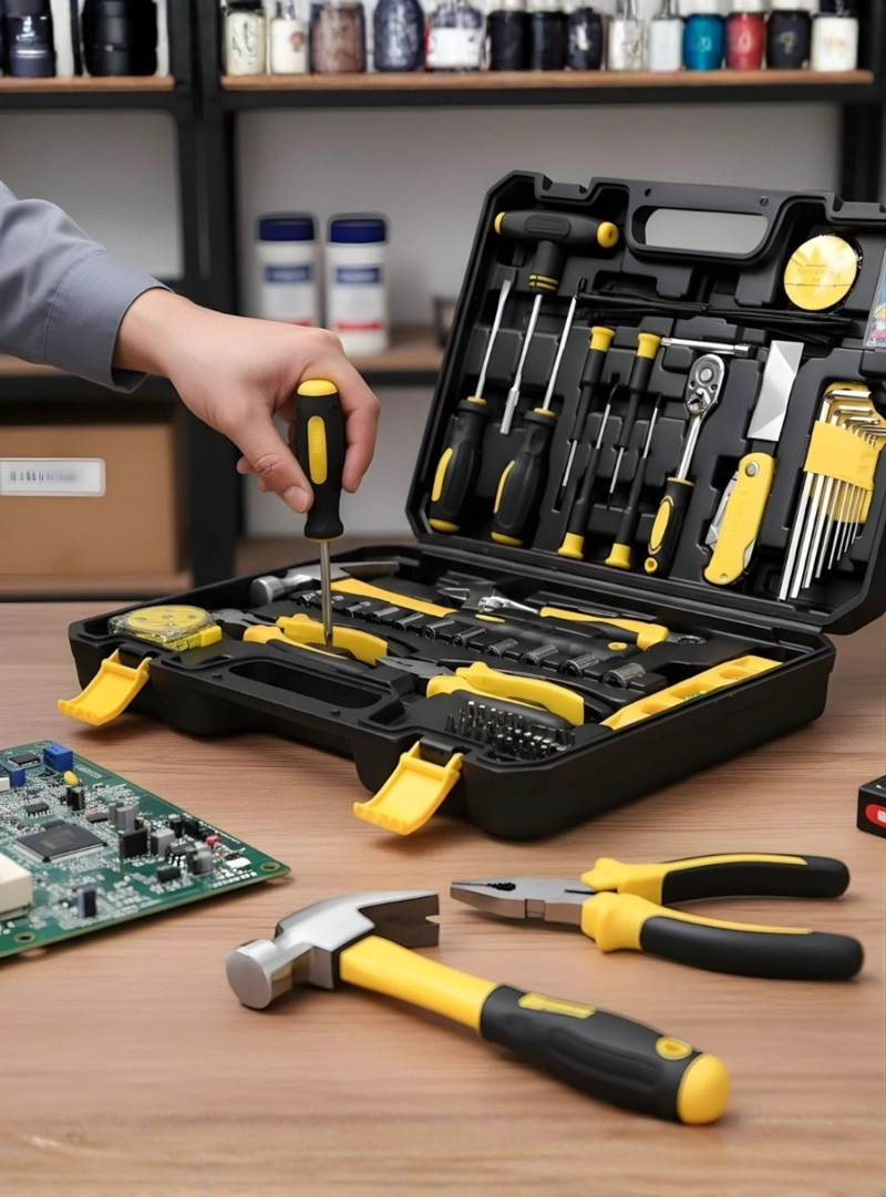 KIT HERRAMIENTAS MECANICAS MANUALES COMBINADAS MALETIN JHN - 8