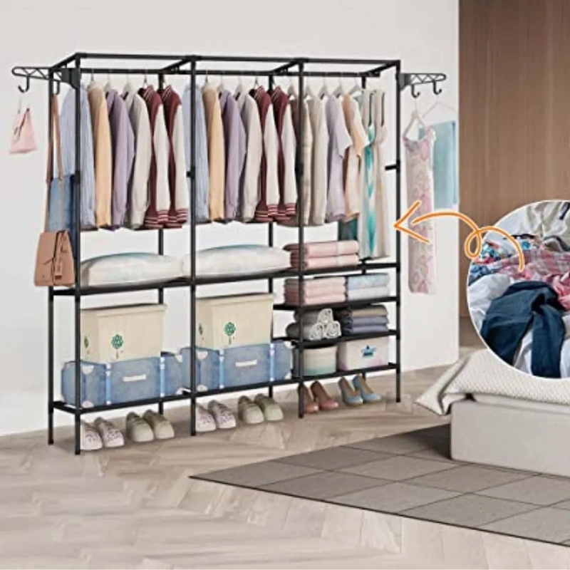 ORGANIZADOR DE ROPA VARILLAS PARA COLGAR MULTIFUNCION LAU - 4