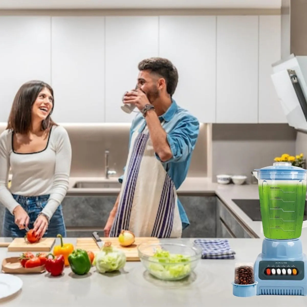 LICUADORA PROCESADOR DE ALIMENTOS 1,5 L COCINA LAU - 7