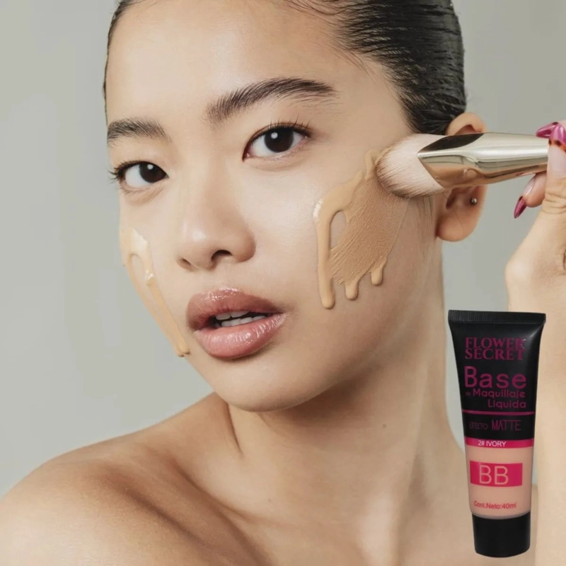 PACK 4 BASES DE MAQUILLAJE LIQUIDA EFECTO MATE 40ML LAU - 7