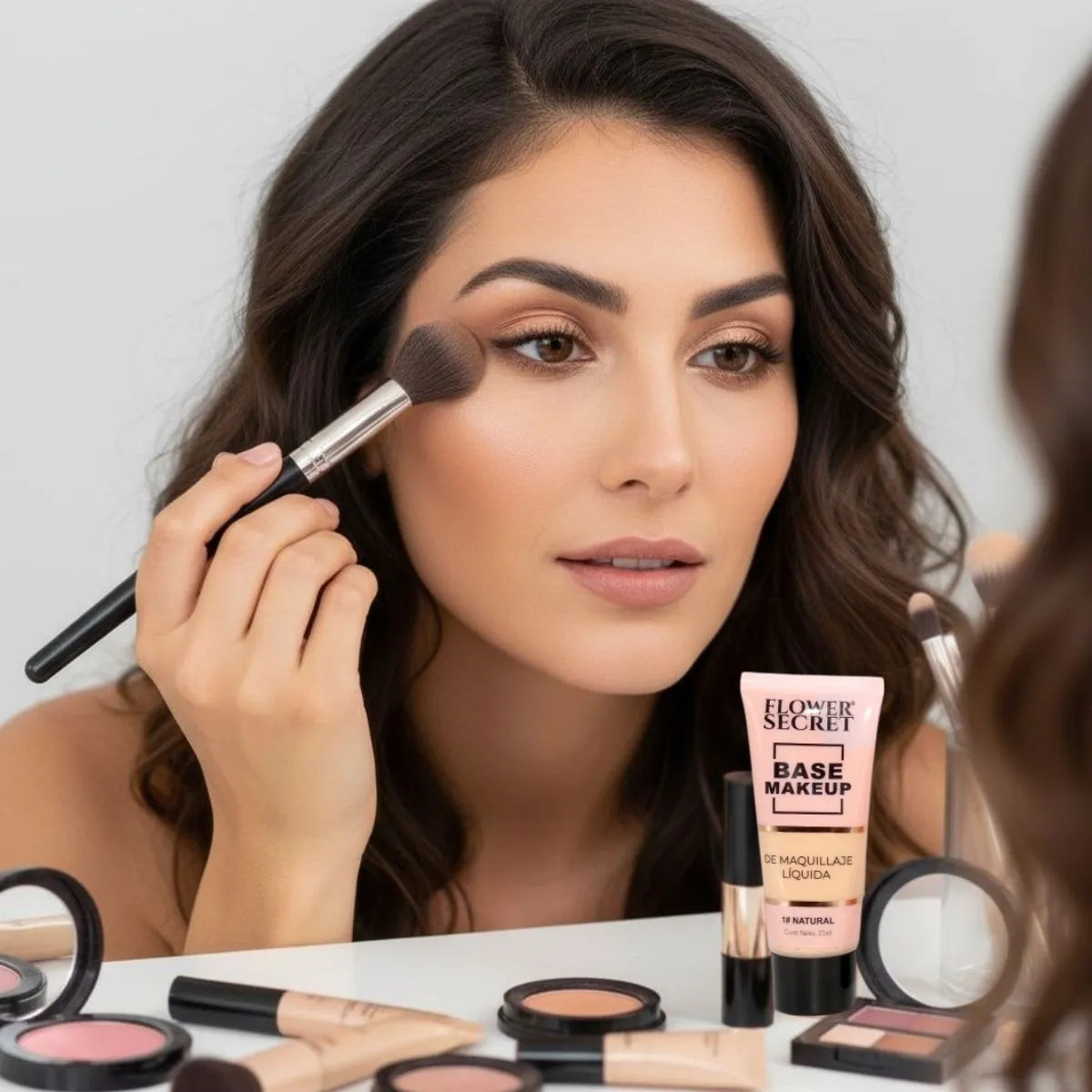 PACK 24 BASES DE MAQUILLAJE LIQUIDA ROSTRO BELLEZA LAU - 1