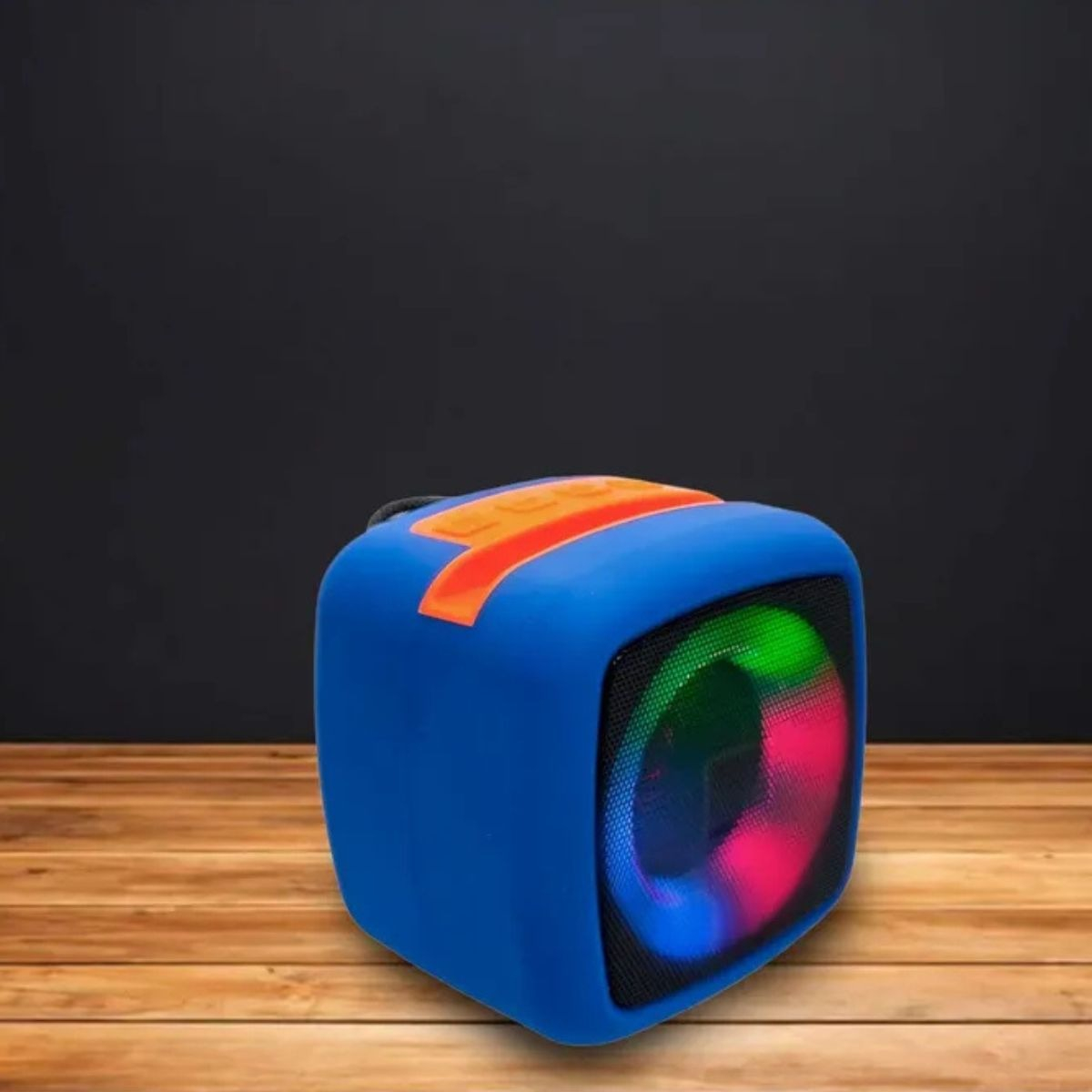 PARLANTE PORTATIL RECARGABLE CON LUCES LED 5W MUSICA LAU - 3