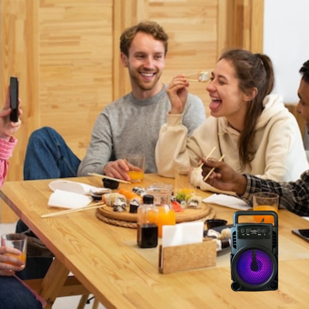 PARLANTE INALAMBRICO PORTATIL BLUETOOTH 3¨MUSICA LAU - 2