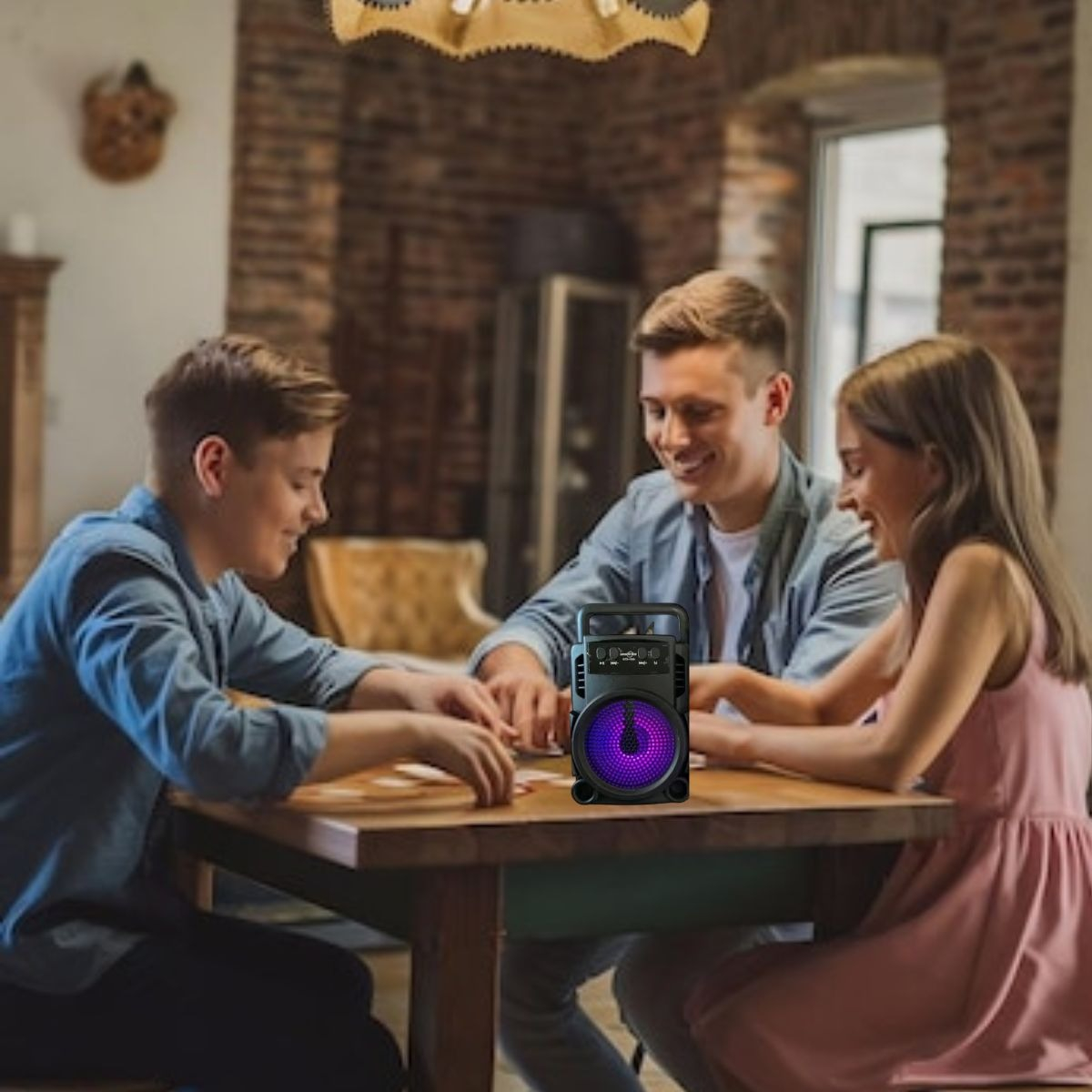 PARLANTE INALAMBRICO PORTATIL BLUETOOTH 3¨MUSICA LAU - 7