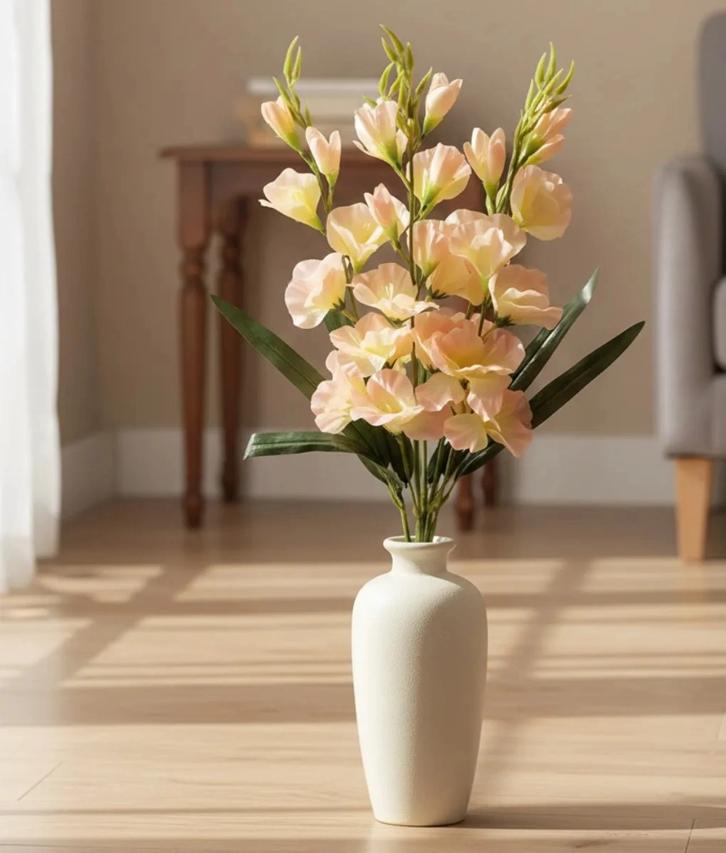 SET 2 RAMO FLORAL ARTIFICIAL ADORNO DECORATIVO ESPIGAS JHN - 2