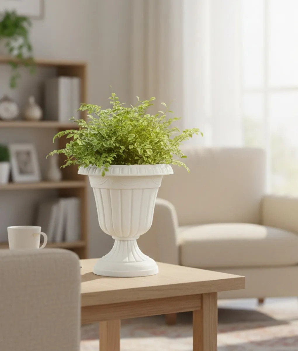 MACETERO ESTILO URNA CLASICA JARDIN BOTANICA DISEÑO COPA JHN - 10