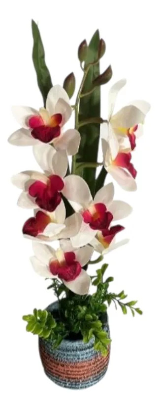 PLANTA DECORATIVA ARTIFICIAL TROPICAL ELEGANTE FLORAL JHN - 1