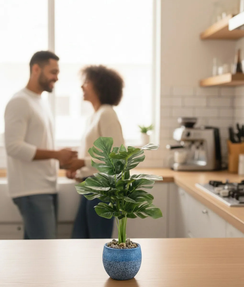 PLANTA ARTIFICIAL DECORATIVA TROPICAL VEGETACION EXOTICA JHN - 7