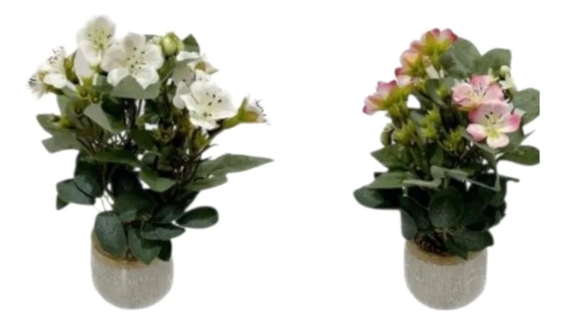 PLANTA DECORATIVA ARTIFICIAL ESTILO FLORAL CAMPIÑA JHN - 3