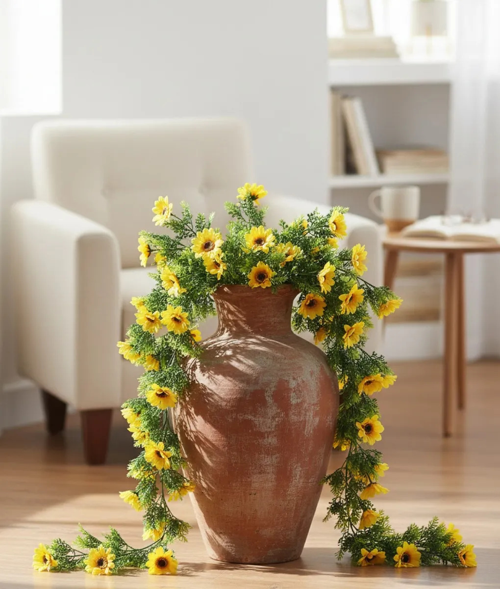 ENREDADERA FLORAL ARTIFICIAL CASCADA COLGANTE DECORATIVA JHN - 2