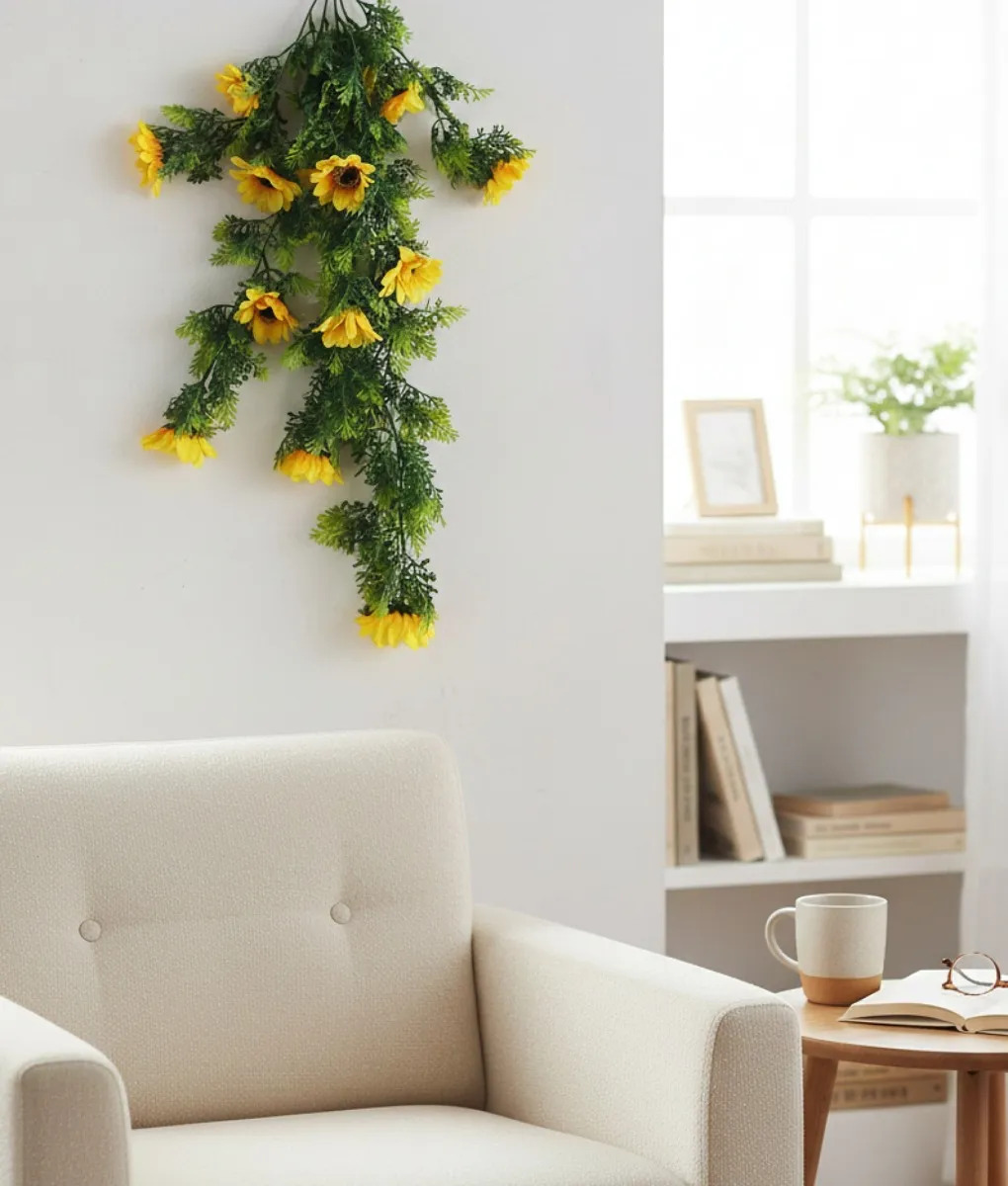 ENREDADERA FLORAL ARTIFICIAL CASCADA COLGANTE DECORATIVA JHN - 10