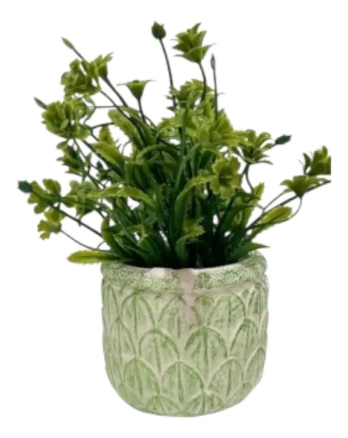 SET 2 PLANTA DECORATIVA ARTIFICIAL ADORNO BOTANICO JHN - 1